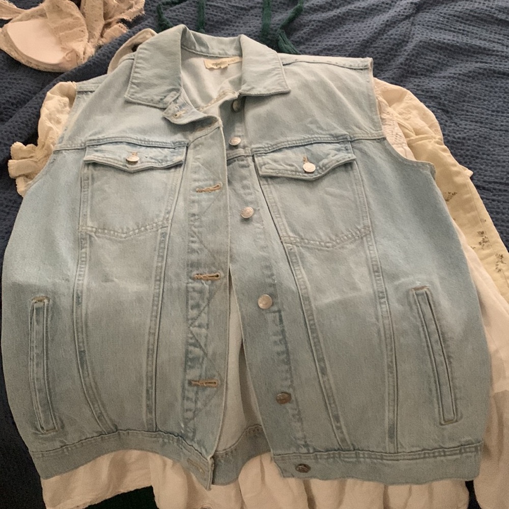 Madewell oversized Denim Vest